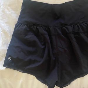 Lululemon Black Running Shorts